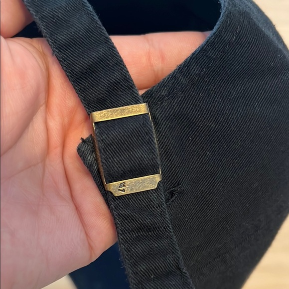 47 Black Baseball Cap with Curved Brim - Picture 7 of 8